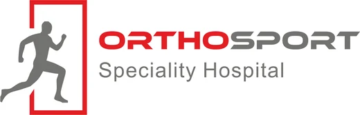 OrthoSport Speciality Hospital logo, orthopaedic and sports injury hospital in Ahmedabad